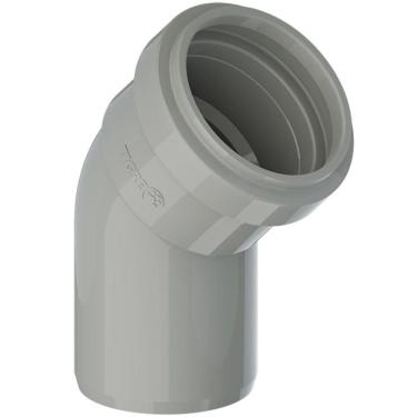 Imagem de Suporte Joelho De Pvc 45° Série Reforçada Dn 100 - 26751500 - Tigre Joelho 45º Serie R Dn 100 Cb - 26751500 - Tigre