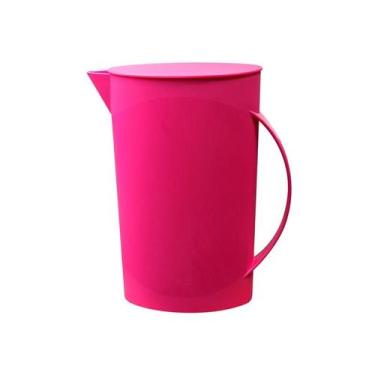 Imagem de Jarra plast.2,0l c/tp pink dup