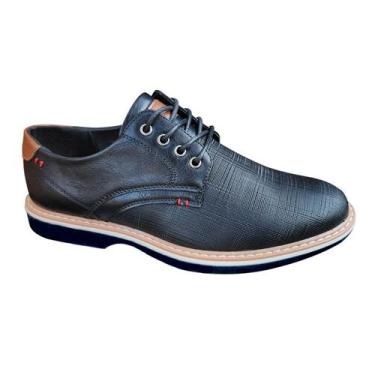 Imagem de Sapato masculino casual Oxford Executive preto - Lightbek Official Sto
