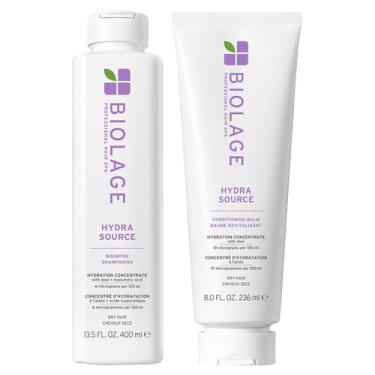 Imagem de Conjunto de shampoo e bálsamo condicionador Biolage Hydra Source