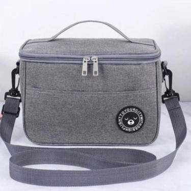 Imagem de Bolsa Térmica, Lancheira, Alça Ajustável Para Ombro, Lanches Academia 