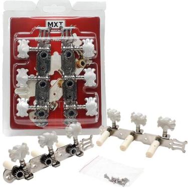 Imagem de Tarraxa Tarracha Violão Nylon Pino Grosso Cromado Compatível Takamine 