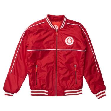 Imagem de Jaqueta Bomber Lotus Inter Juvenil Escudo Zíper Vermelho-Masculino