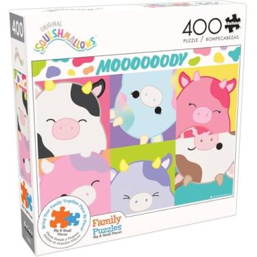 Imagem de Buffalo Games - Quebra-cabeça Squishmallow - Moooooody - 400 peças para famílias quebra-cabeça desafiador perfeito para noites de jogo - Tamanho final é 21,25 x 15,00