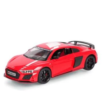 Imagem de Miniatura 1:24 Carro R8 V10 Plus De Brinquedo Para Crianças Colecionadores Amante De Carros (vermelho)