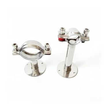 Imagem de 54-57 mm 5,7 cm 57 mm Clipe de suporte de grampo de suporte de grampo com placa de base inoxidável 304 para fabricação de cerveja L = 100 mm