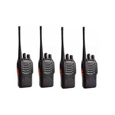 Imagem de Pacote x4 do transmissor de rádio Walkie Talkie Baofeng BF-888s - Ligh