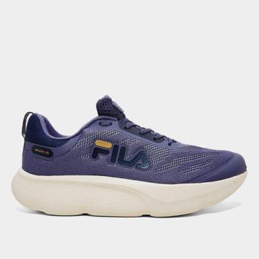 Imagem de Tênis Fila Maxxi Lite Feminino, Azul, Dourado, 35