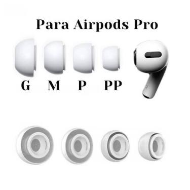 Imagem de kit 4 Borrachas Auricular Borrachinha Fone Com tela de Proteção do PP 