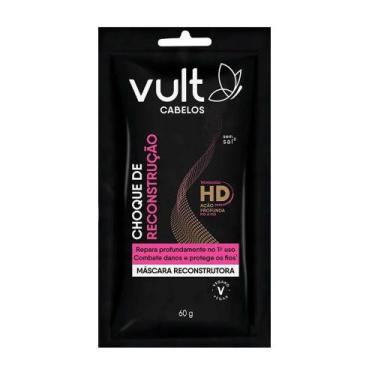 Imagem de Máscara Capilar Vult Cabelos Choque De Reconstrução Sachê 60g