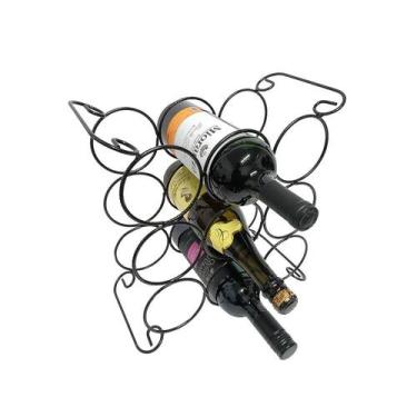 Imagem de Garrafeiro Aramado Adega de Vinhos 09 Garrafas TMTSUPORTES
