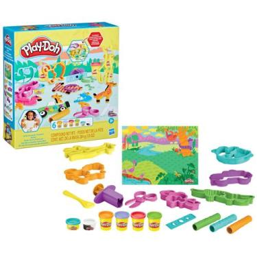 Imagem de Massinha play-doh kit de ferramentas animais - hasbro f7213
