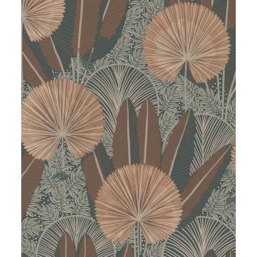 Imagem de Papel de Parede Muse Folhagem Marrom A54703