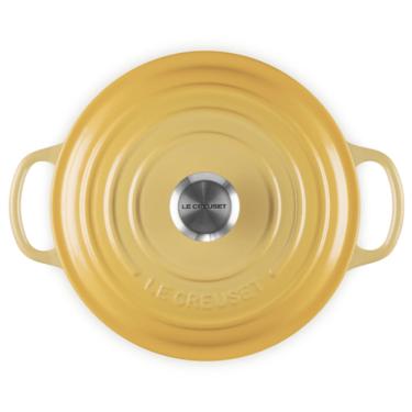 Imagem de Panela Redonda Signature 20 cm Amarelo Camomille Le Creuset