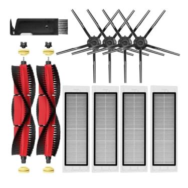 Imagem de HEPA Filter Main Brush Mop Cloth Side Brush Water Tank Dust Box Compatible With XiaoMi Roborock S5 Max S6 MaxV S6 Pure Vacuum Spare Parts(Pink)