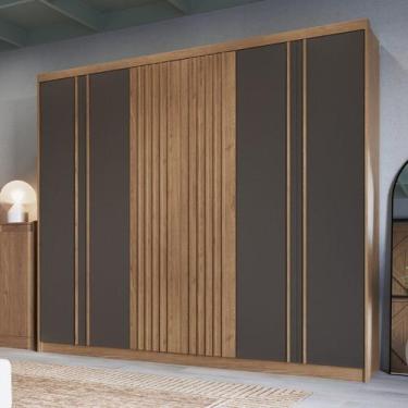 Imagem de Guarda-roupa 6 Portas 3 Gavetas Florence - Móveis Castro