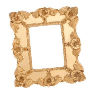 Imagem de 1 porta-retrato estilo vintage retrô com design europeu para mesa e parede, decoração delicada para decoração de galeria de casa