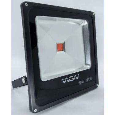 Imagem de Refletor De Led 50w Luz Vermelha Ip66
