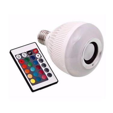Imagem de Lampada Caixa De Som Led 9W Led Rgb Controle