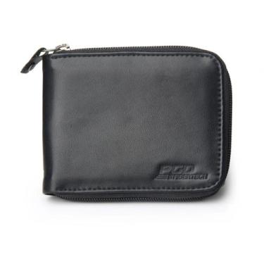 Imagem de Carteira Pegada Masculina em Couro CA005009, Único, Preto