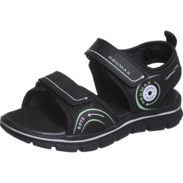 Imagem de Papete Sandalia Infantil Para Menino Conforto Criança - Redmax, Preto,