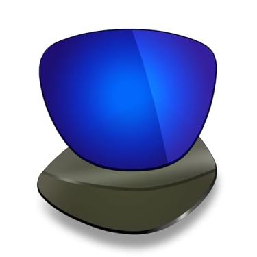 Imagem de Mryok Lentes de reposição polarizadas para óculos de sol Oakley Frogskins Range XL OO9503 58 mm, HD Polarized, proteção UV, resistente a impactos e ajuste perfeito - azul escuro