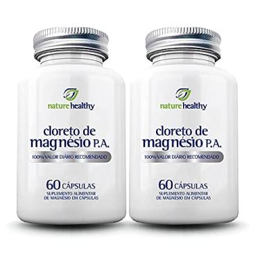Imagem de COMBO c/ 2 - CLORETO DE MAGNÉSIO P.A. 260MG c/ 60 NATURE HEALTHY