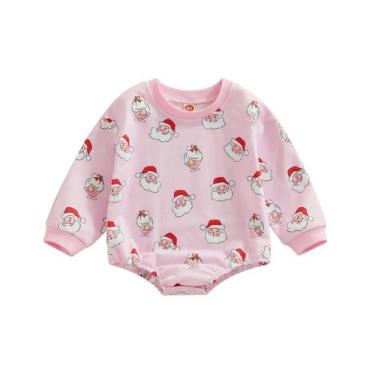 Imagem de Roupa de Natal para bebês FYBITBO Sweatshirt Macacão de 12 a 18 meses
