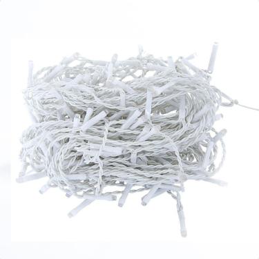 Imagem de Cortina De Led Taschibra 3m 3000k 100 Leds 8 Funções 220v