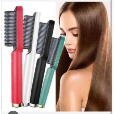 Imagem de Anion Hair Pro 2025 em Cerâmica Original, Pente e Escova Alisadora 7 e