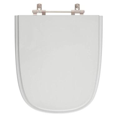 Imagem de Assento Sanitário Tampa de Vaso Madeira MDF Laqueado Ibiza para bacia 
