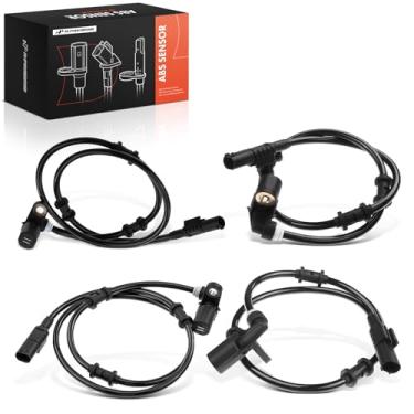 Imagem de A-Premium Sensor de velocidade da roda ABS dianteiro e traseiro 4 peças compatível com modelos Mercedes-Benz - W163 Series ML320 1998-2003, ML430 1999-2001, ML500 2002, ML55 AMG 2000-2003