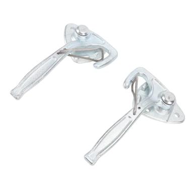 Imagem de Asixxsix Trava Porta do Trailer, Ferrolho de Trava de Câmera de Metal Galvanizado Resistente para Trailer de Carga, Carro de Acampamento, Com Parafusos Anti-roubo e Porcas Anti-soltas,