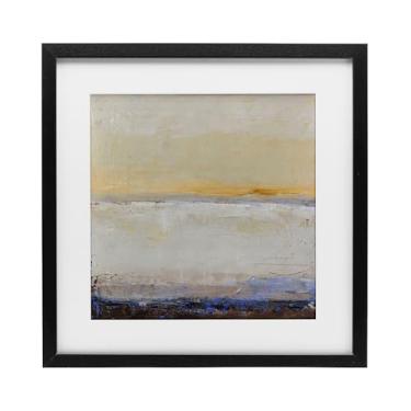 Imagem de Stupell Industries Impressão emoldurada Sweeping Subtle Horizon preta sob vidro, design por Design Fabrikken, 40,6 x 40,6 cm