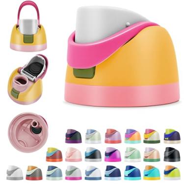 Imagem de BydGxy Tampas de substituição para garrafas de água Owala FreeSip 473 ml 680 g 947 g 1134 g – acessório de tampa flip top à prova de vazamento, serve para tampa Owala, Slider SmoothSip, livre de BPA