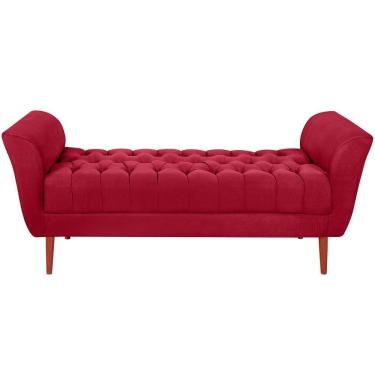 Imagem de Recamier Grecia 150cm Suede Vermelho Mpassos Vermelho