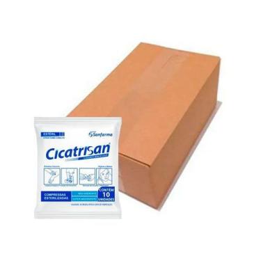 Imagem de Compressas Esterilizadas Não Aderente 15x15 Caixa Com 40 UN Cicatrisan