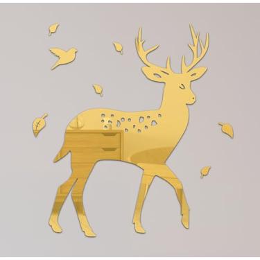 Imagem de Adesivos de parede espelhados de acrílico, sem vidro, faça-você-mesmo, decorativos, sem moldura, espelhos, azulejos, folha autoadesiva, decalque para casa, decoração para quarto, sala de estar, sofá