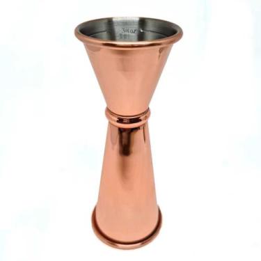 Imagem de Dosador para bebidas inox - rosegold - 30/60ml - CAN.U.DO