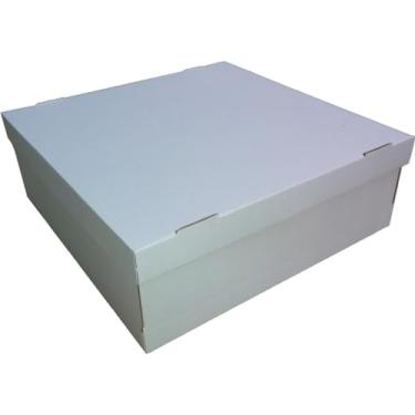 Imagem de Caixa organizadora montável 30x30x14 cm (branco 50)