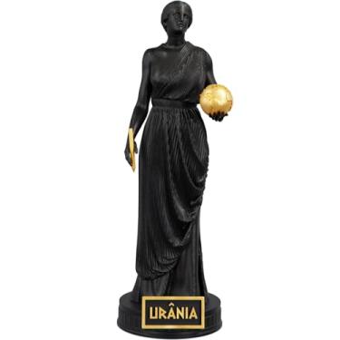 Imagem de Estátua Urânia - Musa Grega da Astronomia (Cor Aurum Noctis)