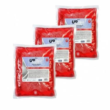 Imagem de Kit 3 Refil Sabonete Espuma 600ml Romã e Maçã Up Hand Bag s/Válvula - UPPRO