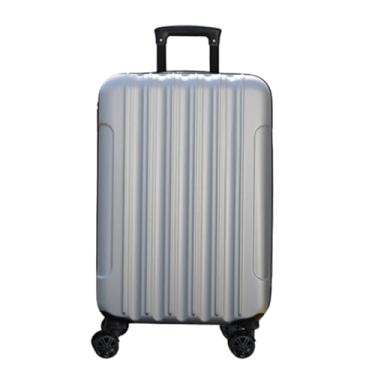 Imagem de Mala de bagagem de 45 litros de grande capacidade, carrinho de vários níveis pode ser embarcado para viagens, armazenamento conveniente para viagens de negócios, estojo portátil com rodízios rotativos