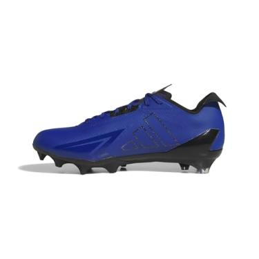 Imagem de adidas Tênis masculino de futebol americano Adizero Electric, Team Royal Blue/Black/Team Royal Blue, 46