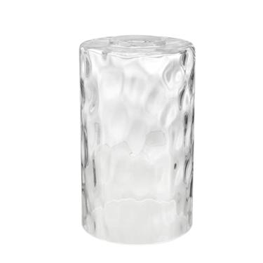 Imagem de Aspen Creative 23527-63-1, persiana de vidro martelado transparente para luminária/luminária de parede/pingente, tamanho: 9,5 cm P x 14 cm A, 1 pacote