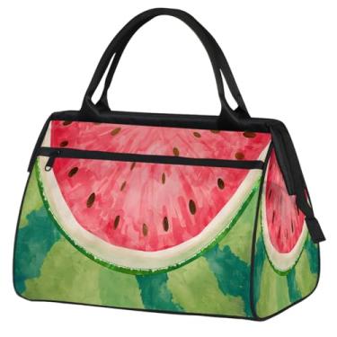 Imagem de Bolsa pequena para o fim de semana para mulheres e homens, estilo mandala, étnico, laranja, dobrável, bolsa de ginástica, bolsa de ginástica, Cor: 32, 15.2*8.3*11.6 inch