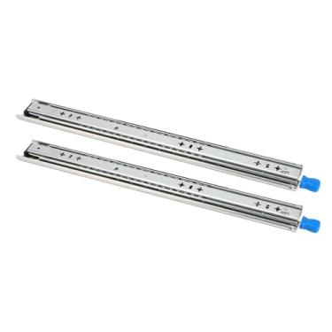 Imagem de FTVOGUE Corrediças de Gaveta Com Trava de 12 Polegadas para Serviço Pesado Com Capacidade de 265 Lb e Corrediças de Extensão Total para Gabinetes Industriais, Gavetas de Oficina e