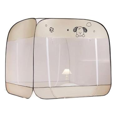 Imagem de Rede Mosquiteira Dobrável Portátil para Cama Queen e King – Proteção Completa Contra Mosquitos com Duas Portas e Zíper(200x180)