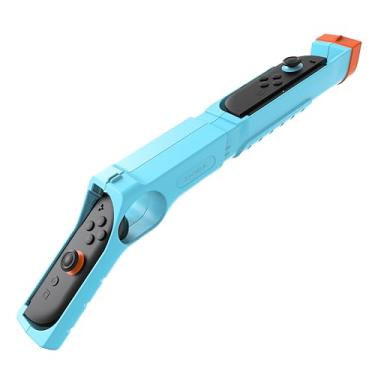 Imagem de GAMSURFING Shooting Game Gun for Nintendo Switch 2/1/OLED JoyCons, Detachable Gun Hand Grip Compatible with Shooting&Hunting Games Like: Sniper Elite, Wolfenstein 2, Splatoon, Big Buck Hunter and More