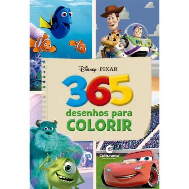 Imagem de Livro - 365 desenhos para colorir Disney Pixar